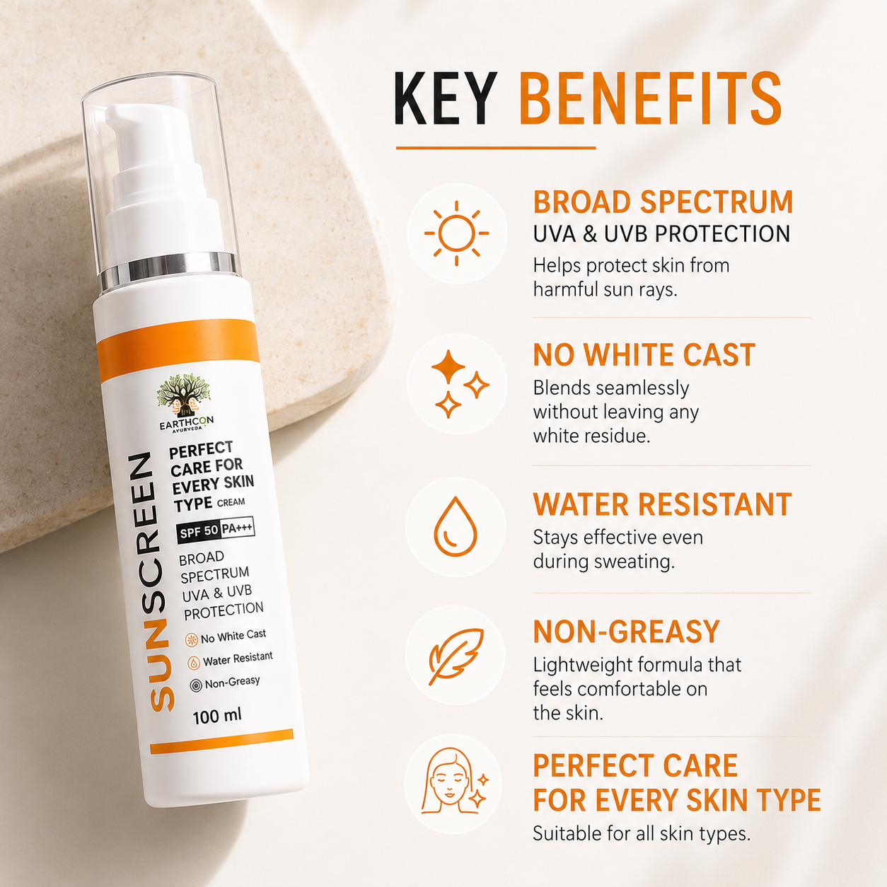 Sunscreen Cream SPF 50 PA+++